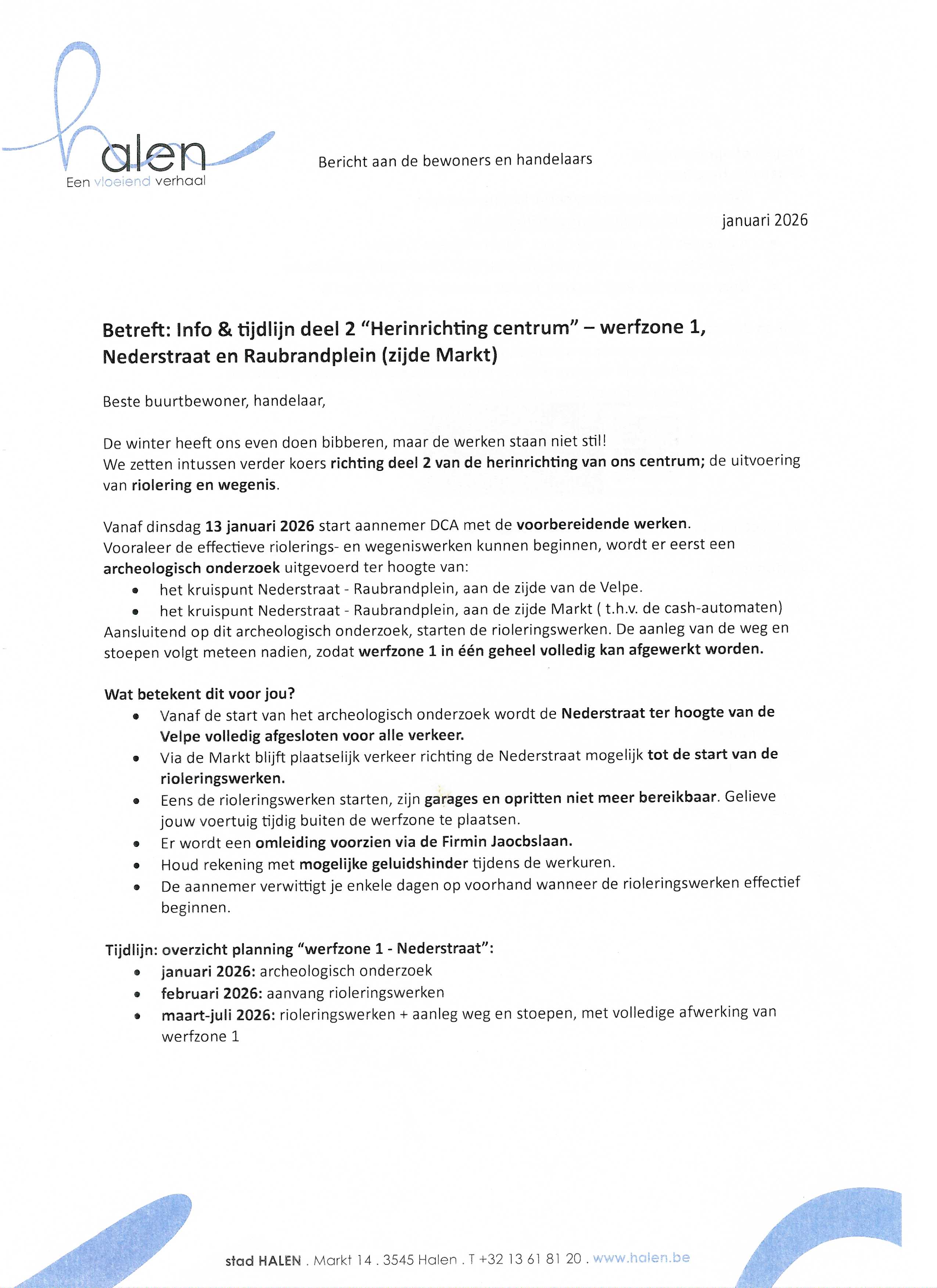 Brief gemeente